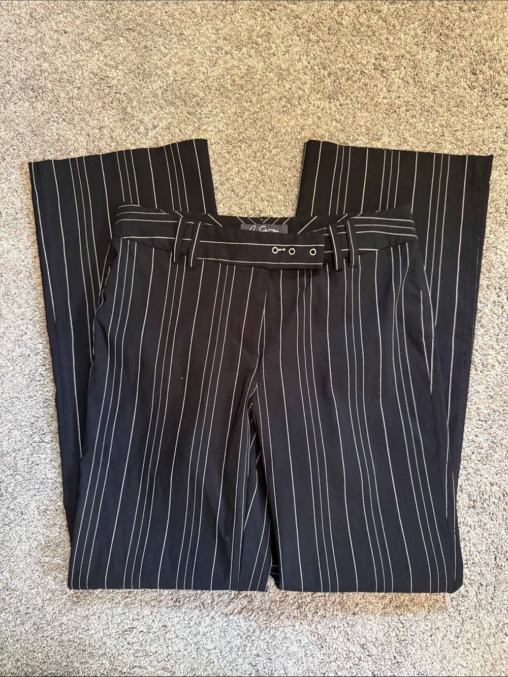 City Streets pinstripe y2k pants
